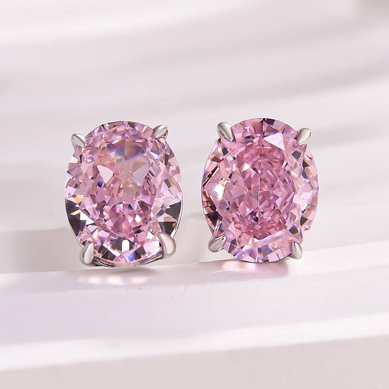 Classic Oval Cut Stud Earrings