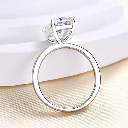 Emerald Cut Solitaire Engagement Ring
