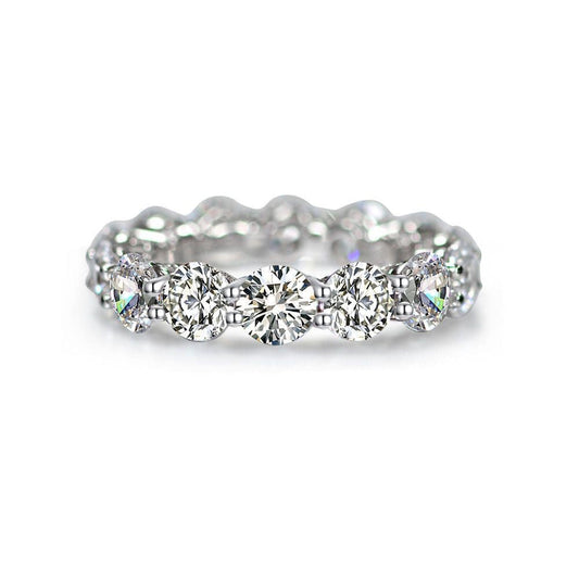 Classic Eternity Round Cut Wedding Ring