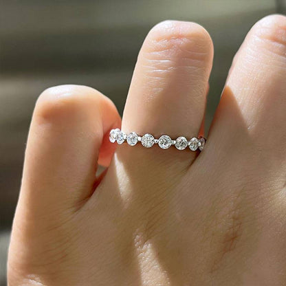 Eternity Round Cut Wedding Band
