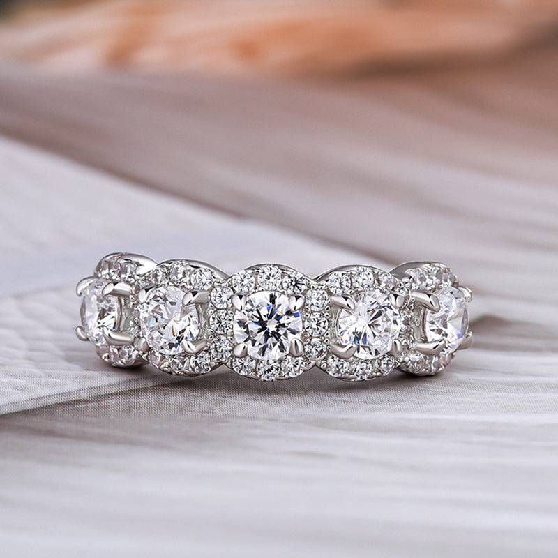 Five Stone Anniversary Ring