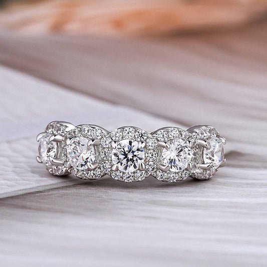 Five Stone Anniversary Ring