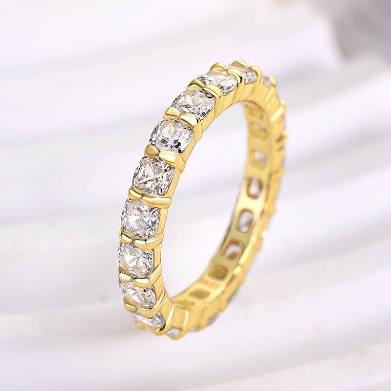 Cushion Cut Women's Wedding Band