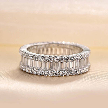 Emerald Cut Women's Wedding Ring