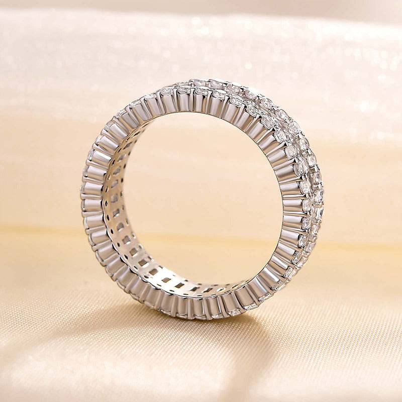 Emerald Cut Women's Wedding Ring