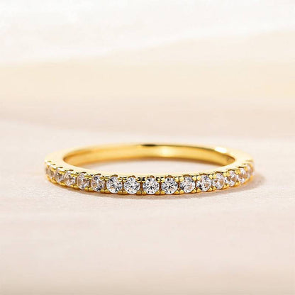 Half Eternity Thin Women's Wedding Band