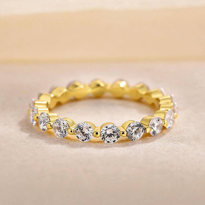 Eternity Round Cut Wedding Band