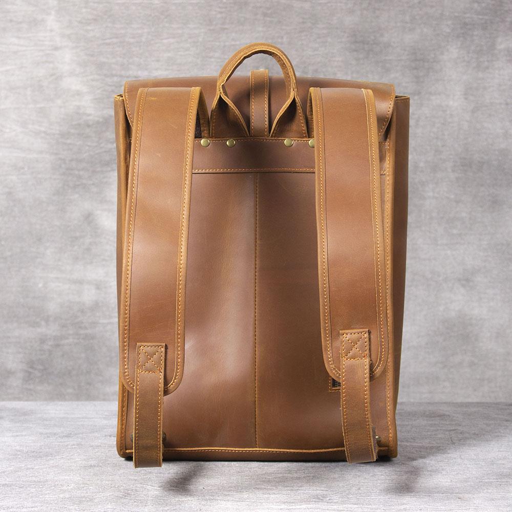 Leather business backpack | LUGANO