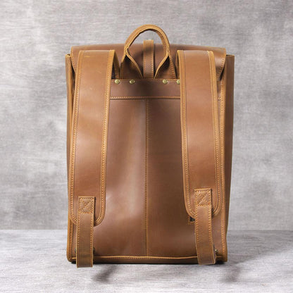 Leather business backpack | LUGANO