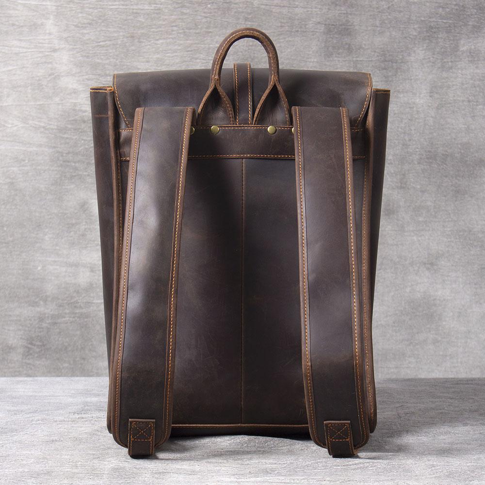 Leather business backpack | LUGANO