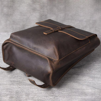 Leather business backpack | LUGANO