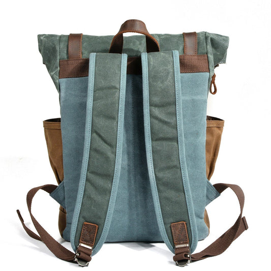 Canvas roll-top backpack | MARSEILLE