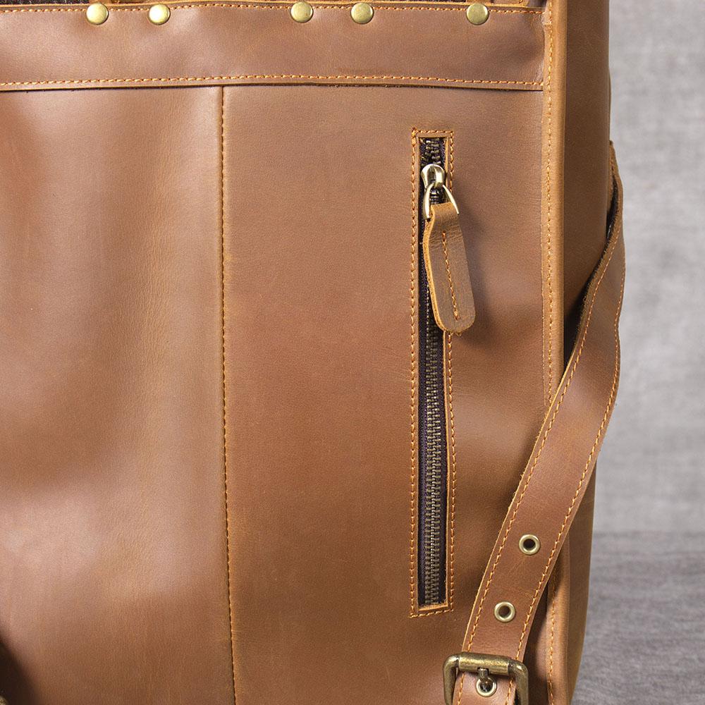 Leather business backpack | LUGANO