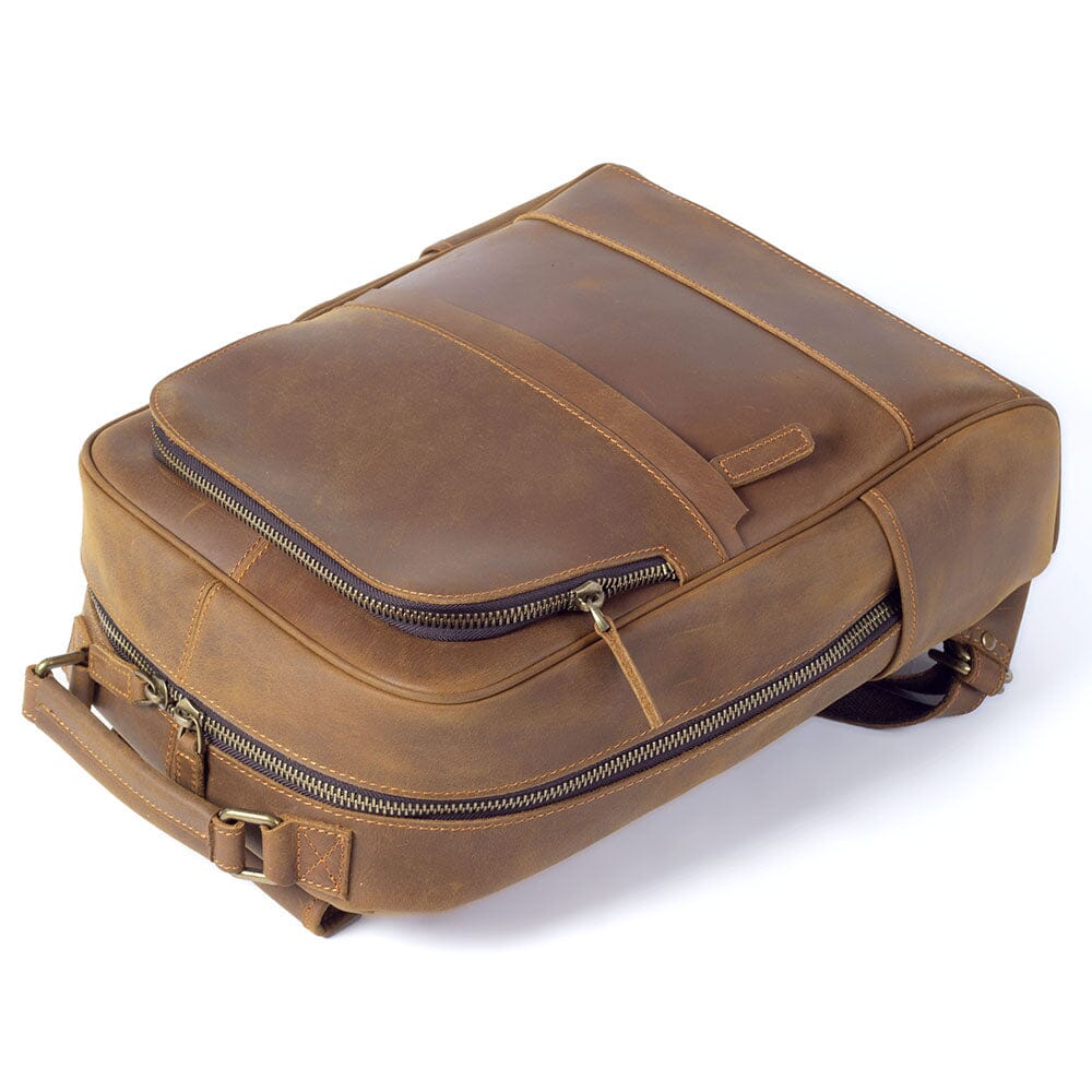 Leather backpack | OXFORD