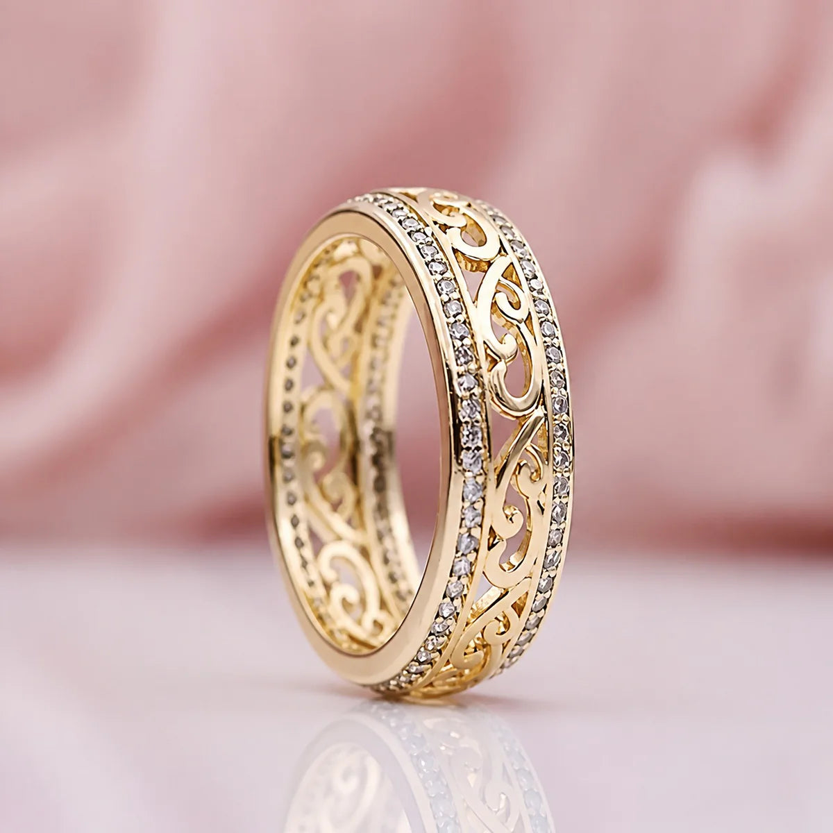 Bold Architectural Statement Ring