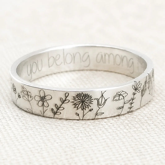 Minimalist Silver Band Ring