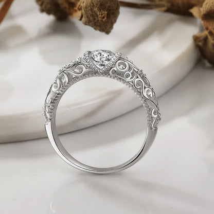 Noble Silver Zirconia Ring