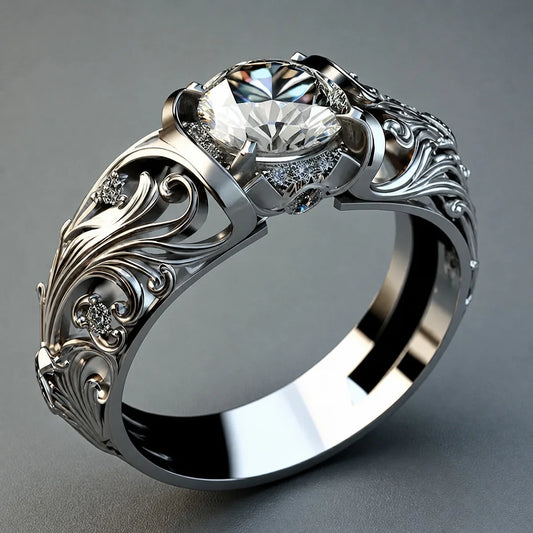 Crystal Reverie Statement Ring