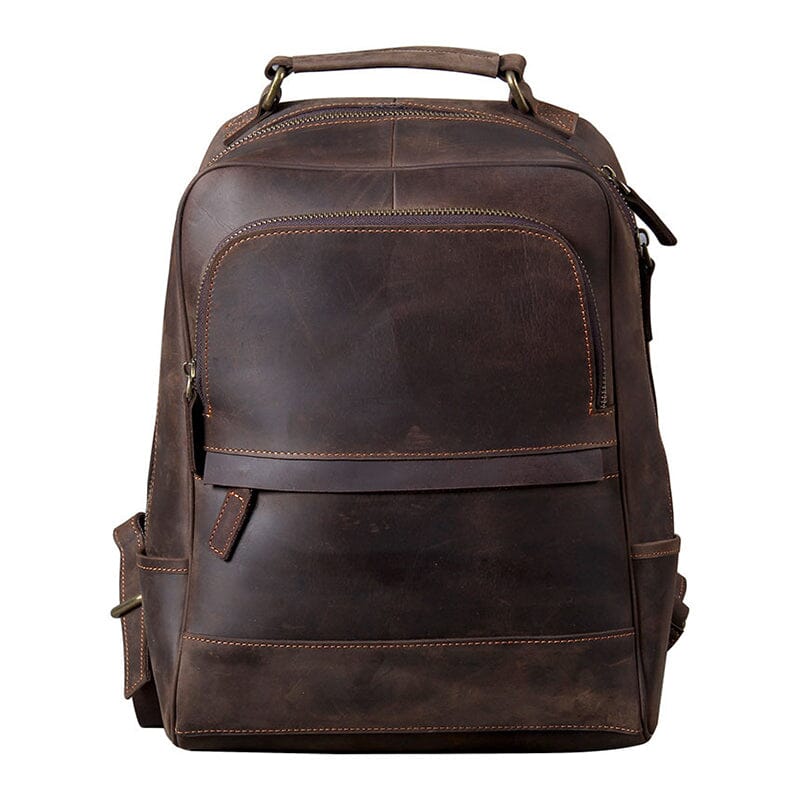 Leather backpack | OXFORD
