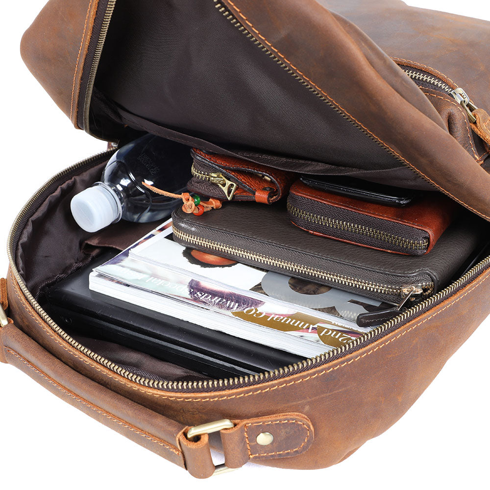 Women's leather backpack | GENEVA