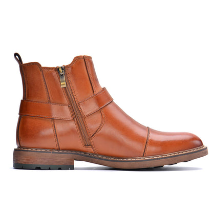 Elegant roadster leather boots for the perfect look