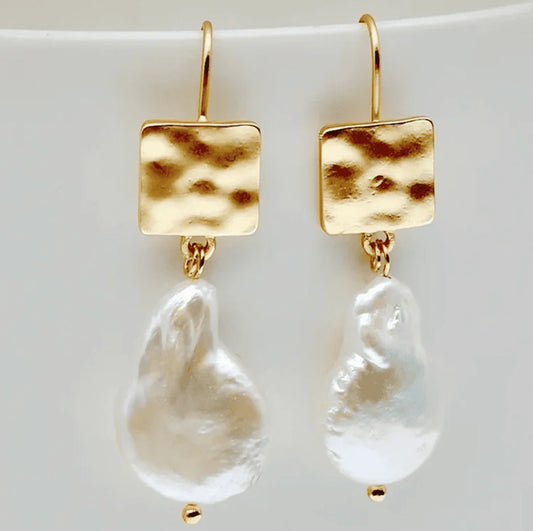 Retro Freshwater Pearl Earrings