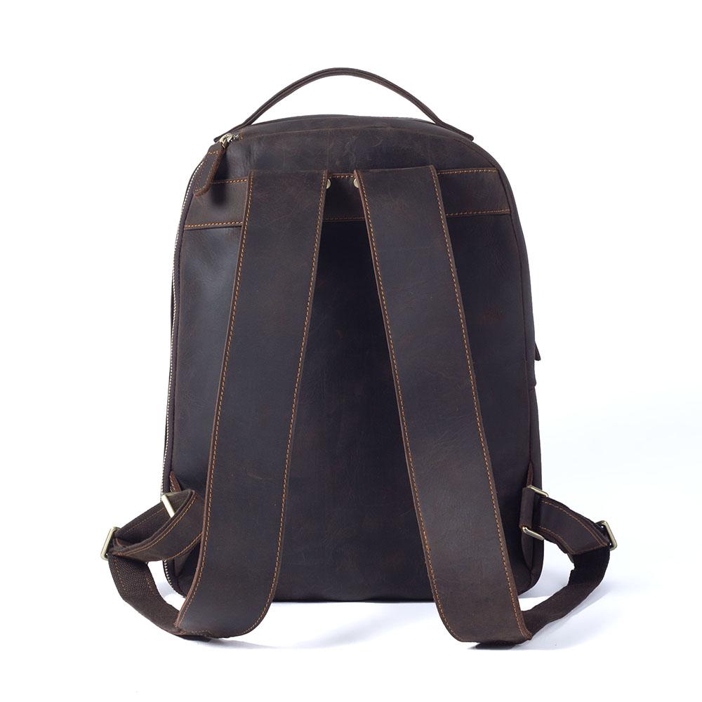 Light brown leather backpack | TOLEDO