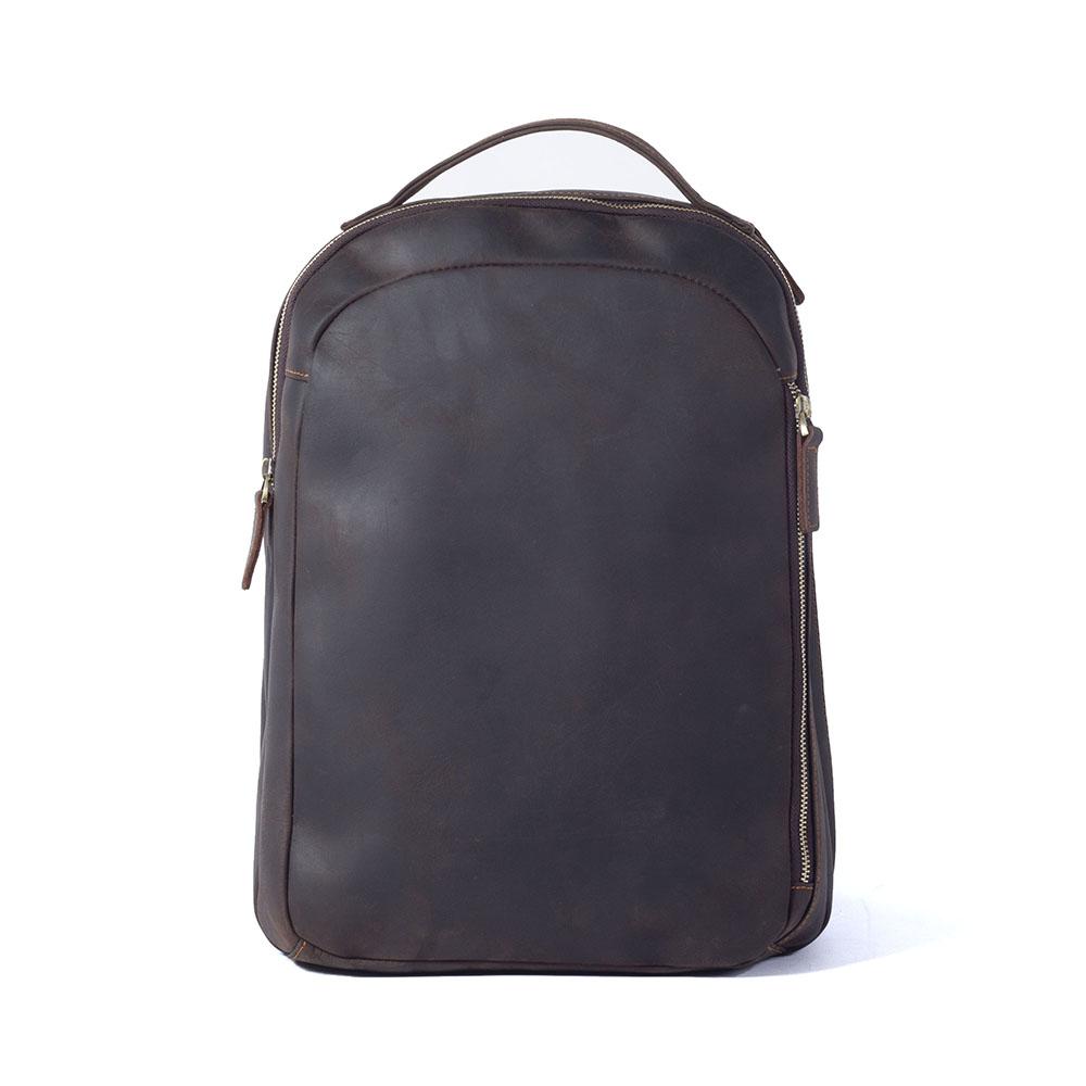 Light brown leather backpack | TOLEDO