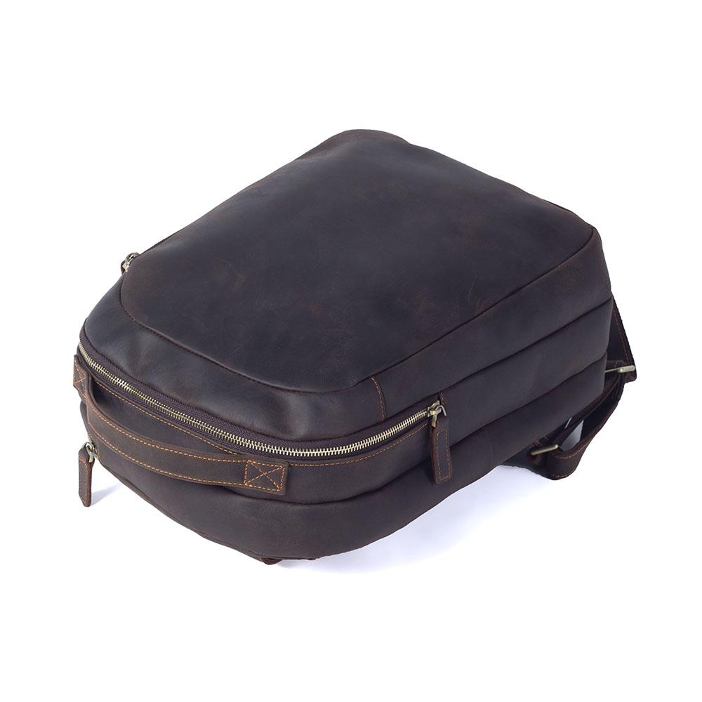 Light brown leather backpack | TOLEDO