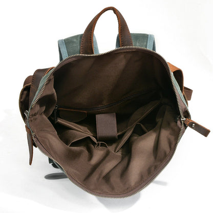 Canvas roll-top backpack | MARSEILLE