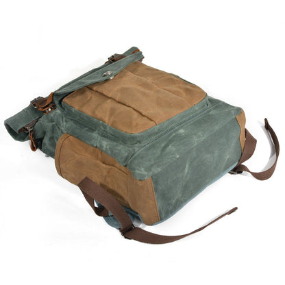 Canvas roll-top backpack | MARSEILLE