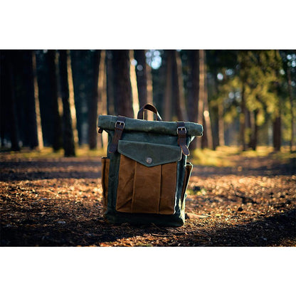 Canvas roll-top backpack | MARSEILLE