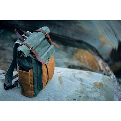 Canvas roll-top backpack | MARSEILLE