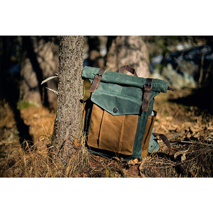 Canvas roll-top backpack | MARSEILLE